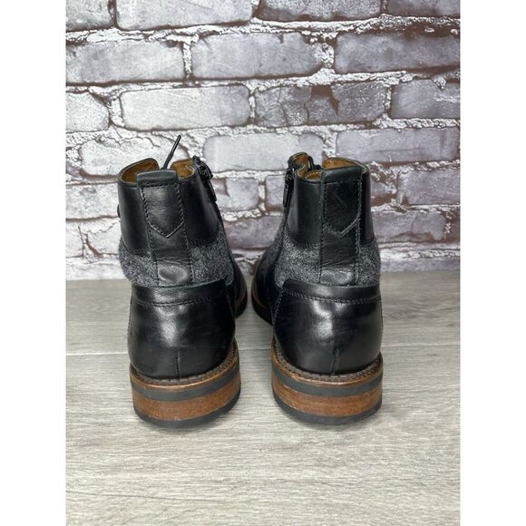 Johnson & Murphy 1850 Brogue Cap Toe Side Zip Lug Sole Tweed Ankle Boots Men 9.5 main image 14